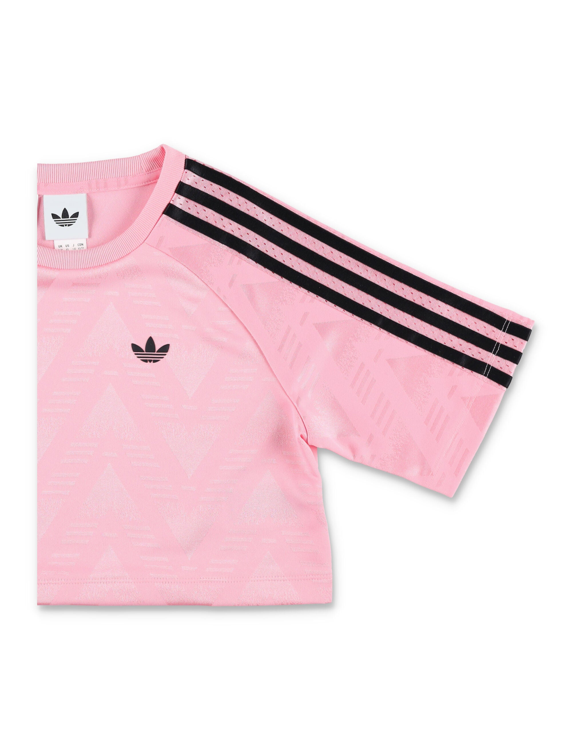 Adidas Originals pink cropped t-shirt for kids Light Polyster Tshirt