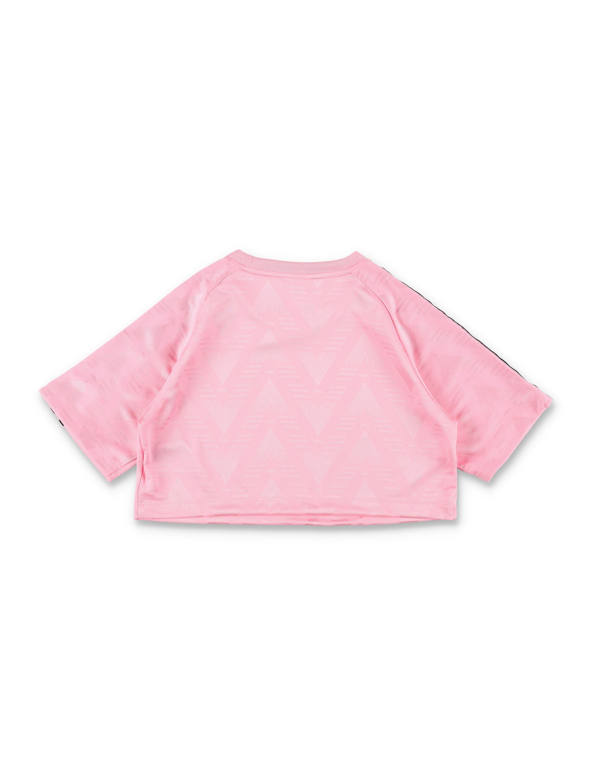 Adidas Originals pink cropped t-shirt for kids Light Polyster Tshirt
