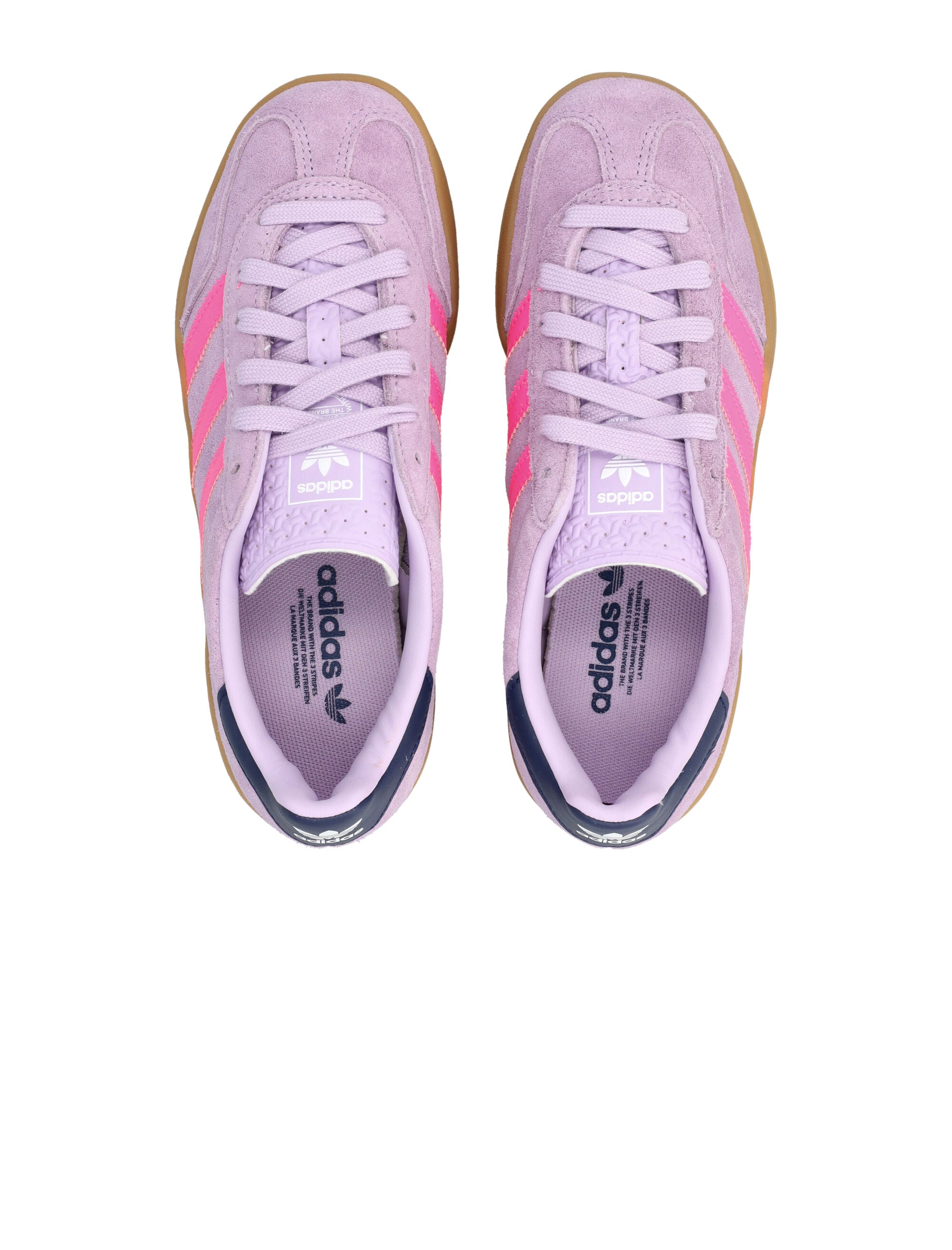 adidas Kids Gazelle Indoor lilac suede sneakers Lilac/fuchsia Upper