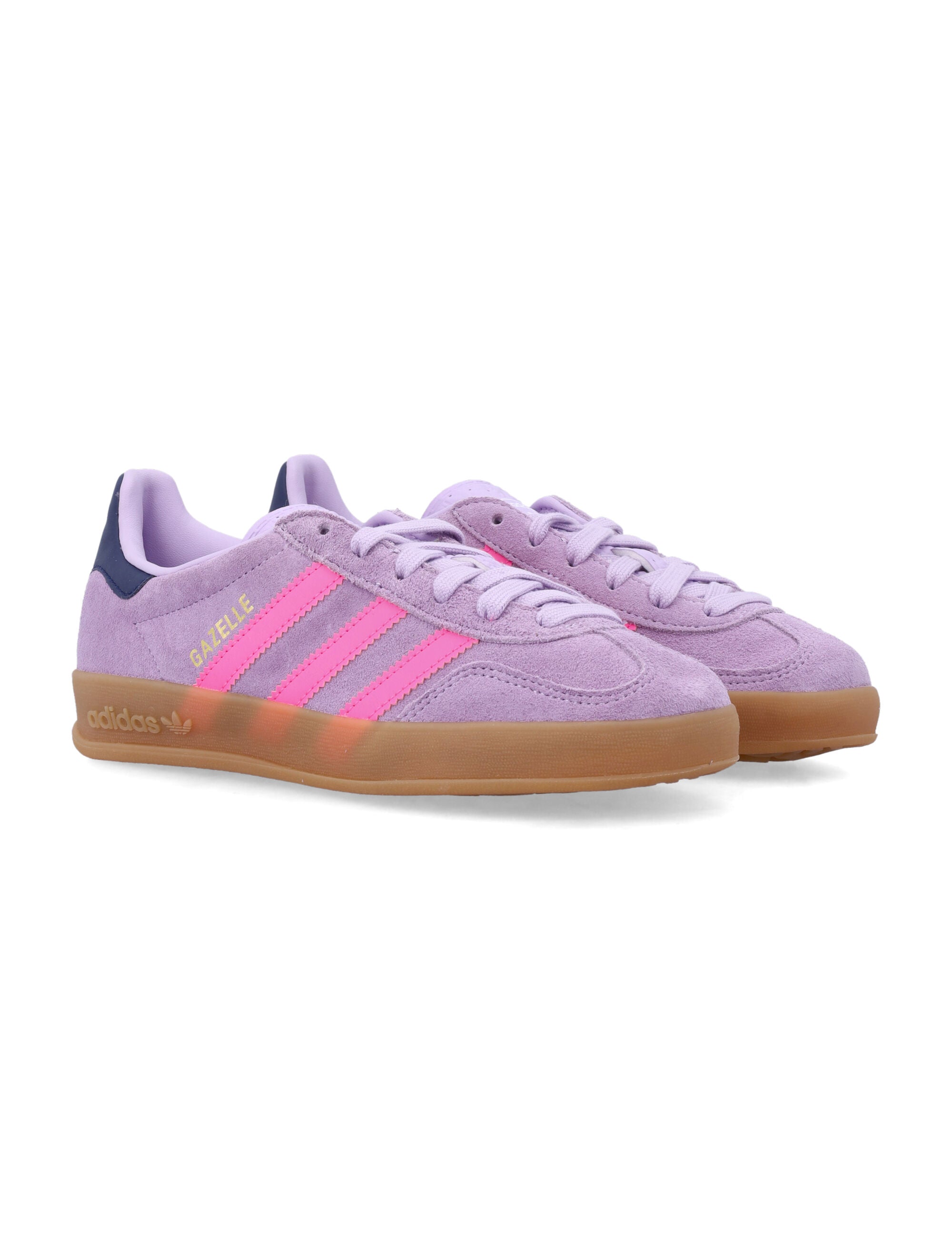 adidas Kids Gazelle Indoor lilac suede sneakers Lilac/fuchsia Upper