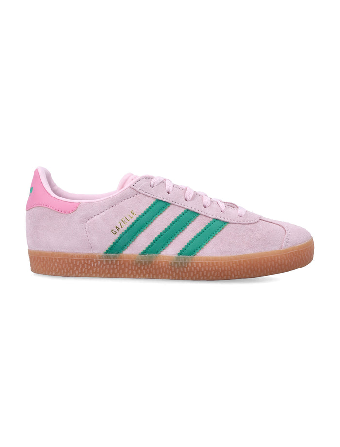 Adidas Gazelle kids suede sneakers Pink/green Upper