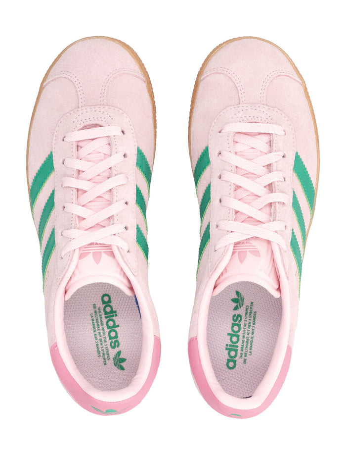Adidas Gazelle kids suede sneakers Pink/green Upper