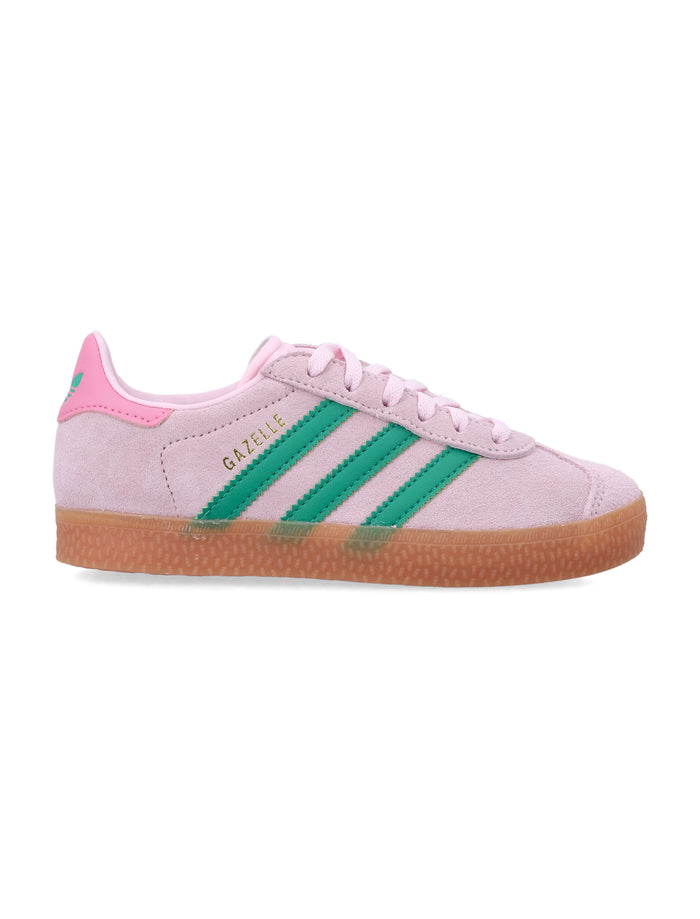 adidas Gazelle suede kids sneakers Pink/green Upper