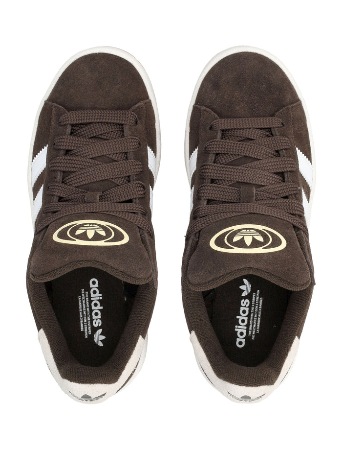 Suede Low-Top Campus Sneakers for kid Black/white Upper