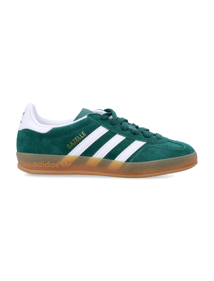 adidas Kids Gazelle Indoor green suede sneakers Green/white Upper