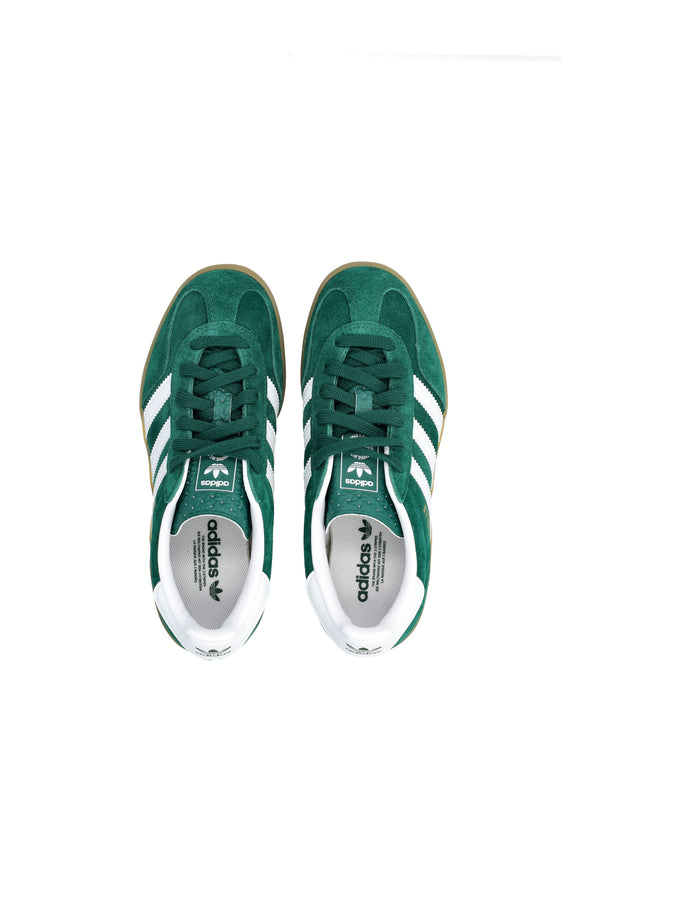adidas Kids Gazelle Indoor green suede sneakers Green/white Upper
