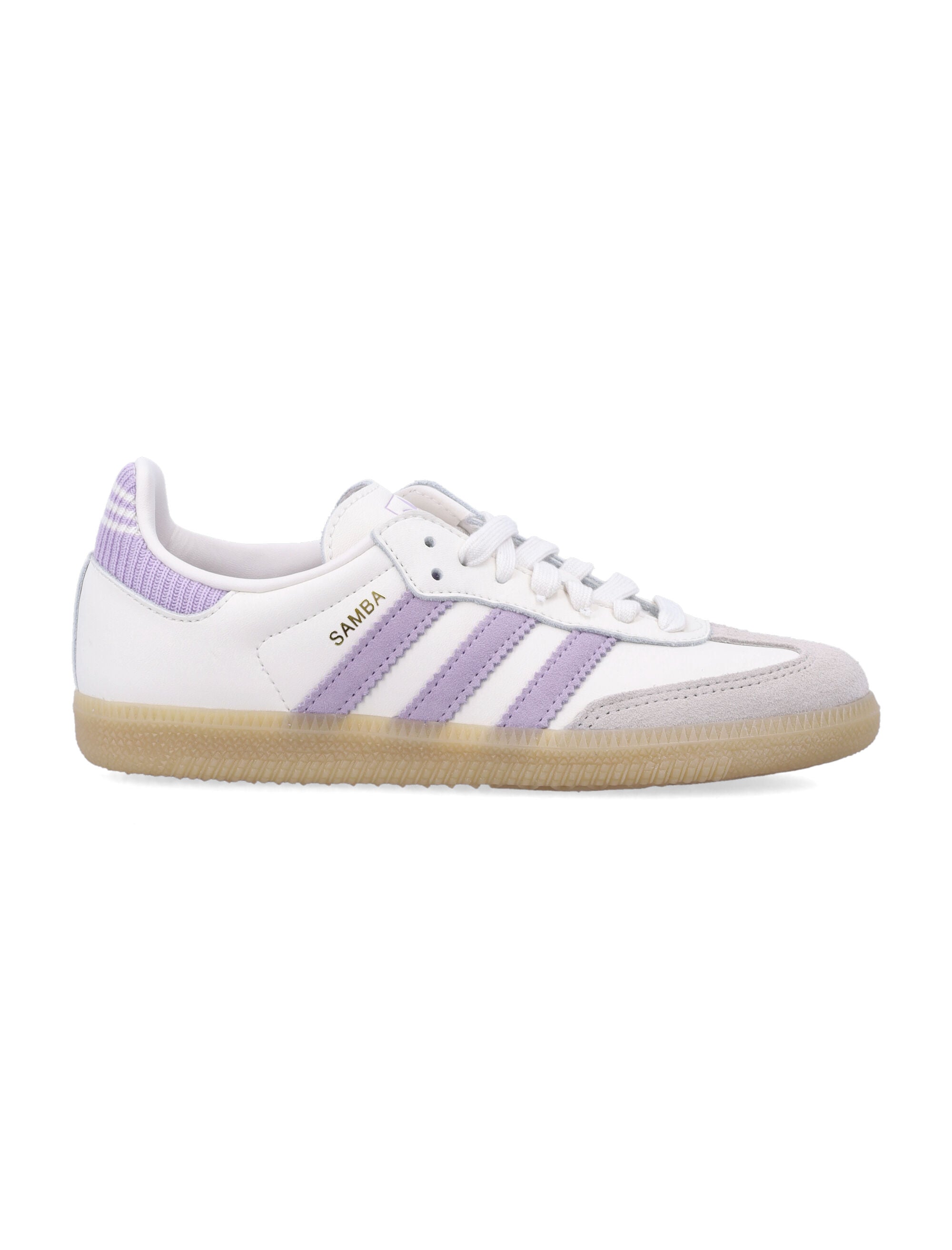 adidas Originals Samba OG kids shoes White/lilac Upper Sneaker