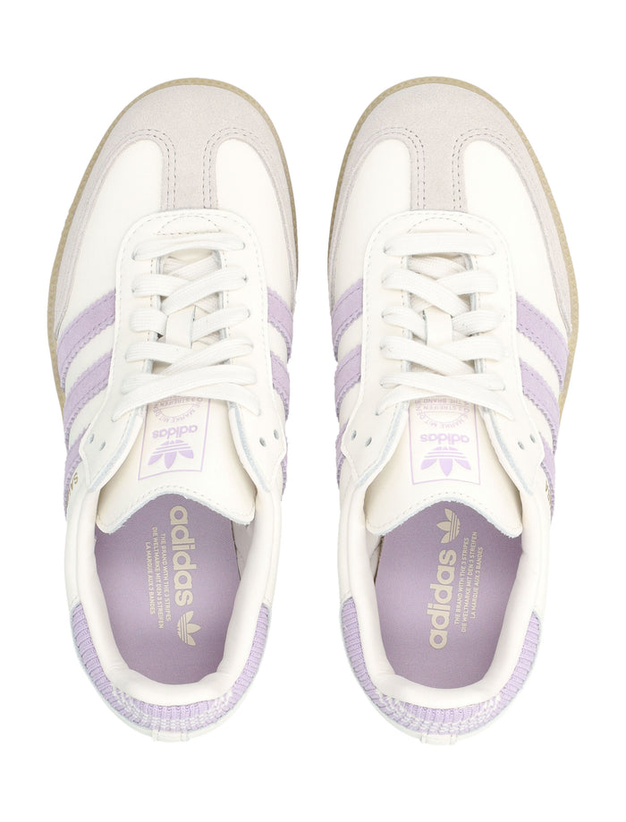 adidas Originals Samba OG kids shoes White/lilac Upper Sneaker
