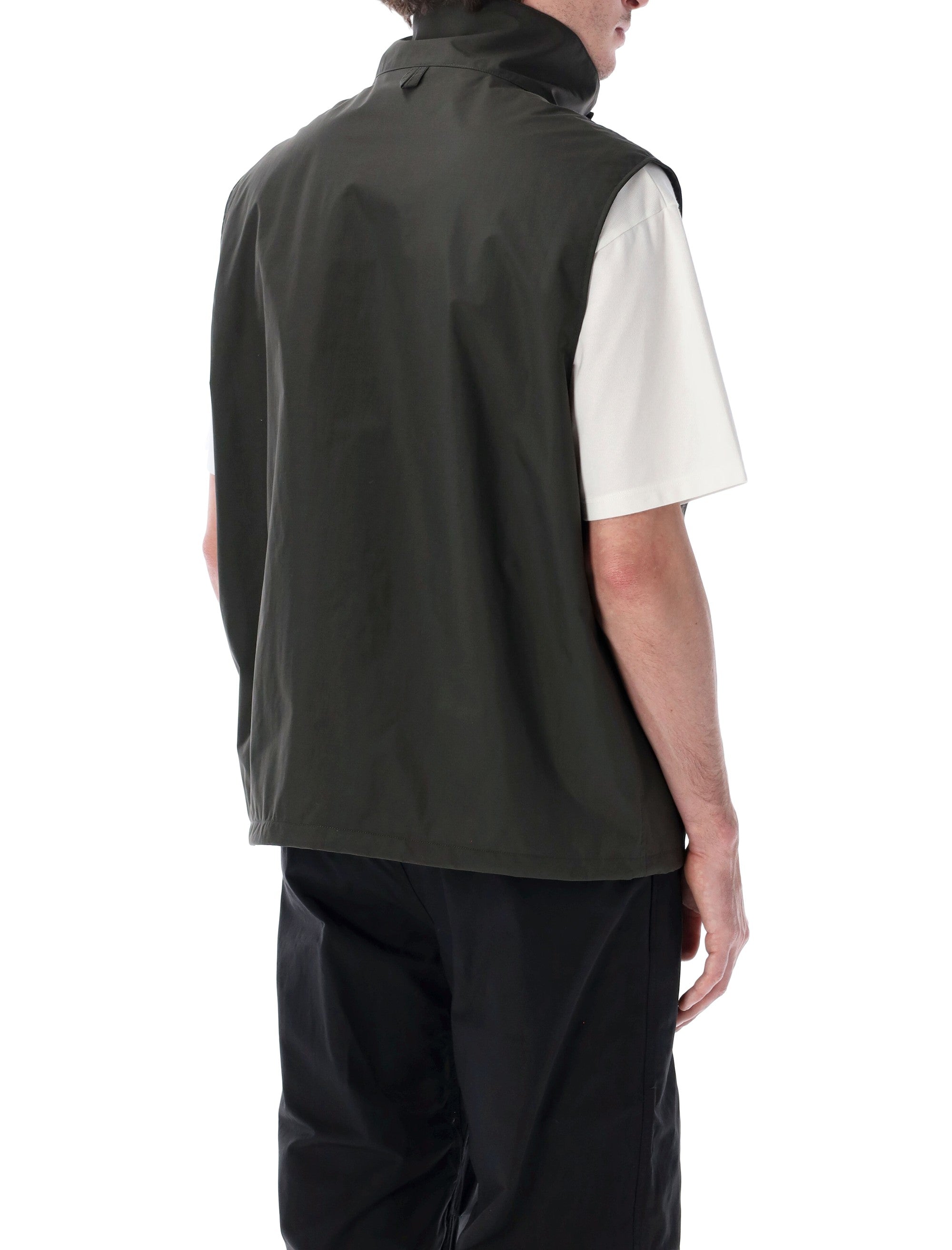 Nanamica Nylon Field Vest Dark Olive