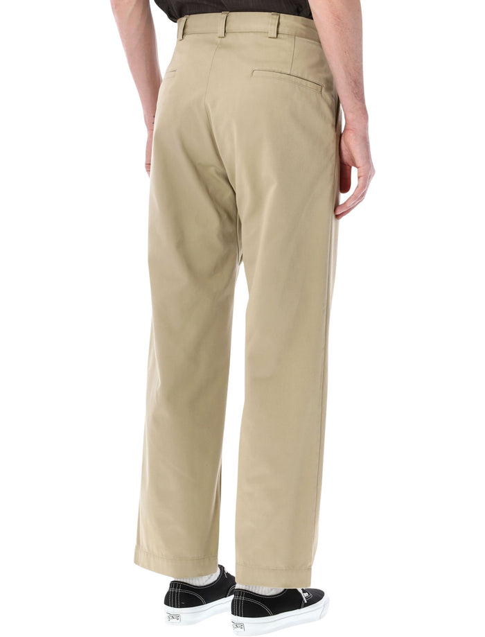 Nanamica Straight-Leg Chino Pants Khaki Cotton