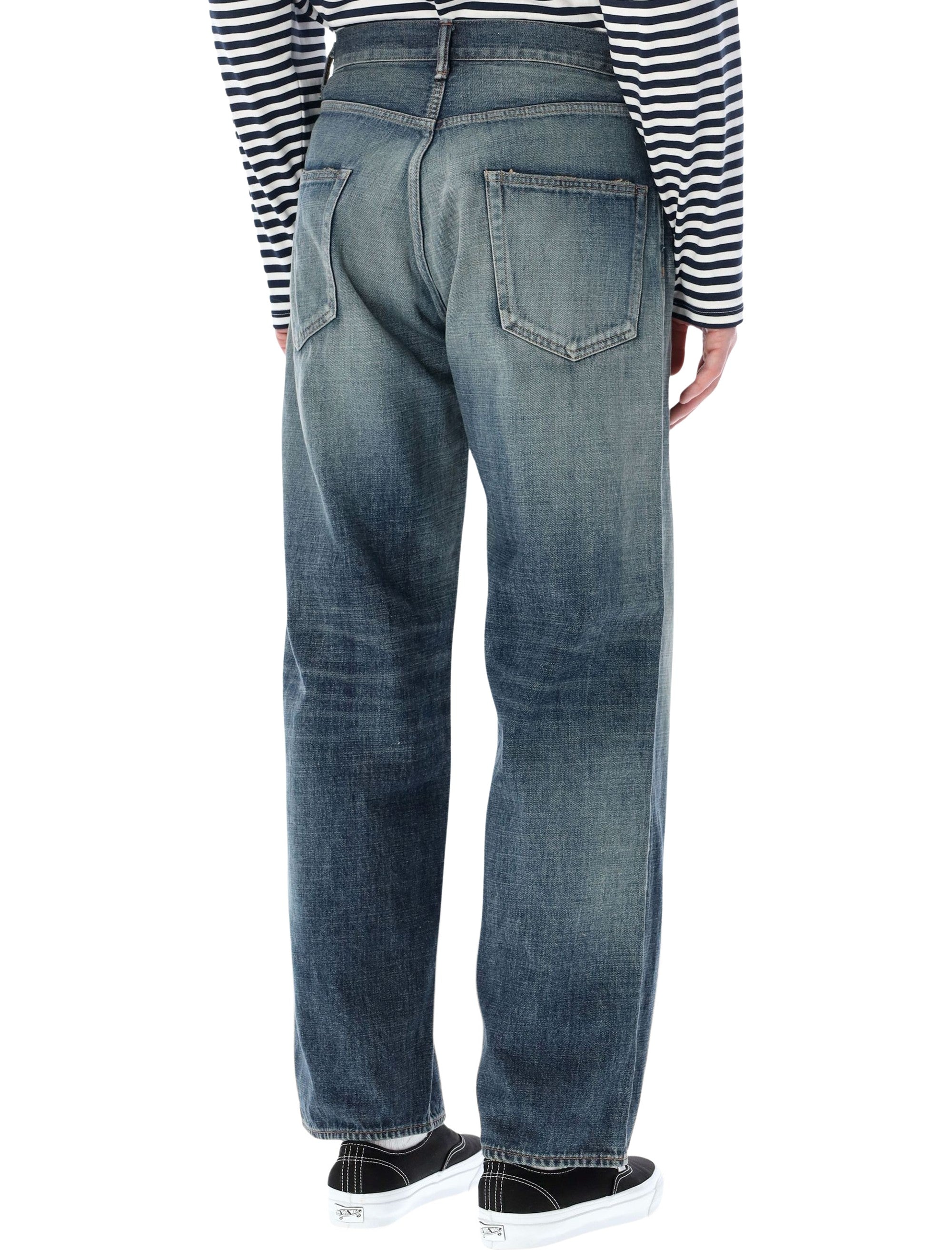 Nanamica Washed Selvedge Denim Jeans Vintage Indigo Cotton