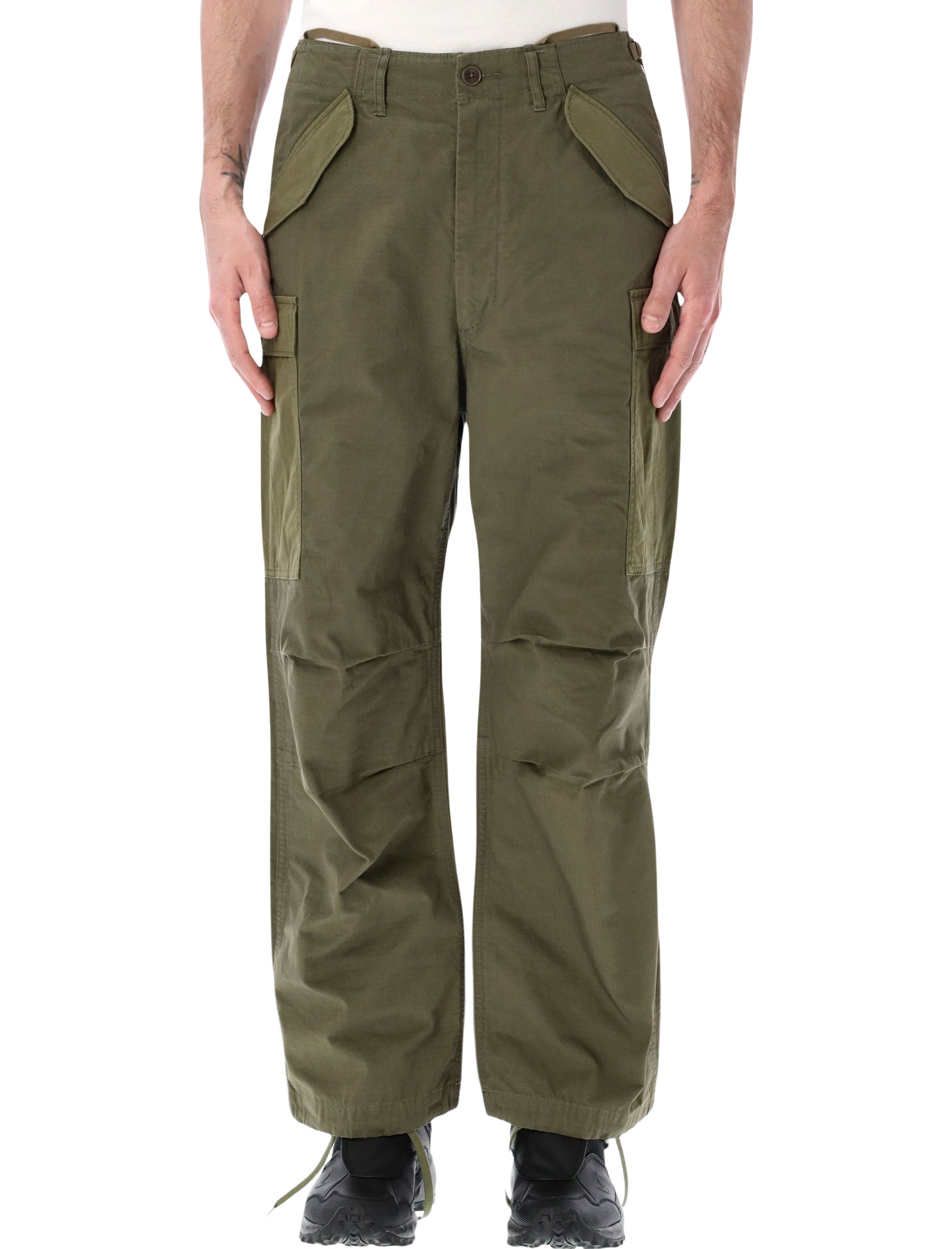 Nanamica Ripstop Cargo Pants Olive Drab Cotton