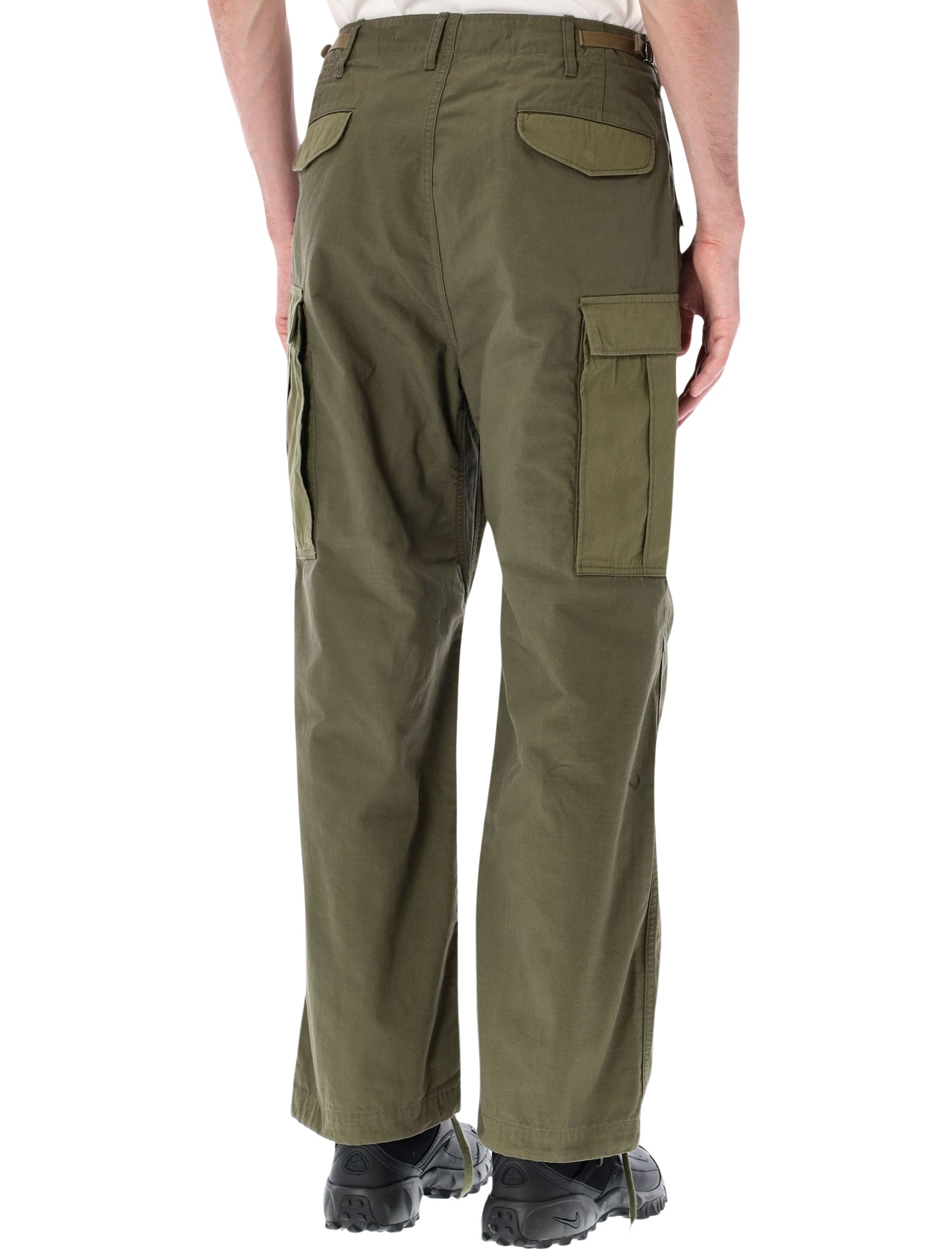 Nanamica Ripstop Cargo Pants Olive Drab Cotton