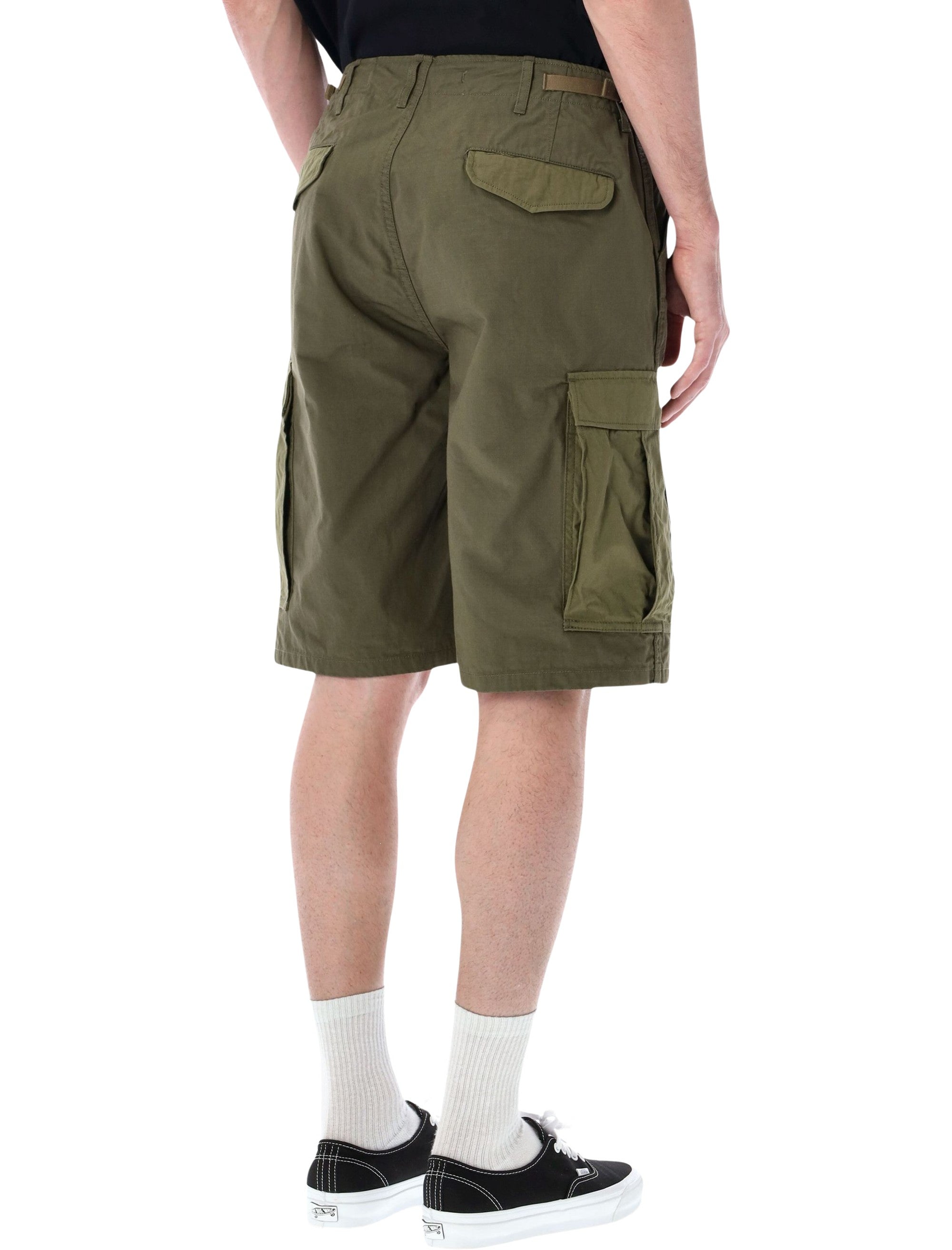 Nanamica Ripstop Cargo Shorts Olive Drab Cotton