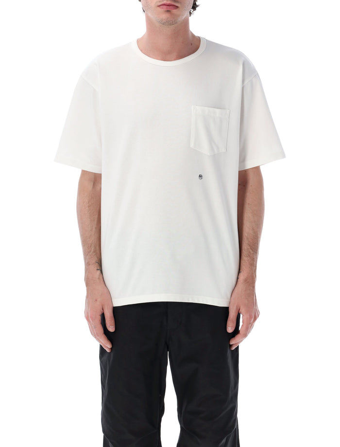 Nanamica Pocket T-Shirt White Cotton Tshirt