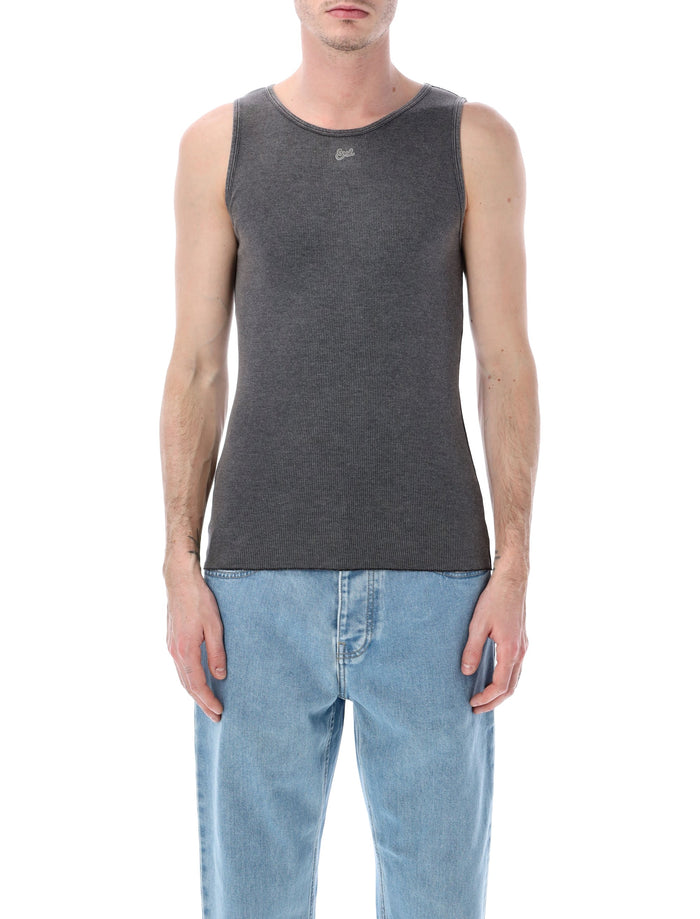 ERL ribbed tank top Faded Black Cotton