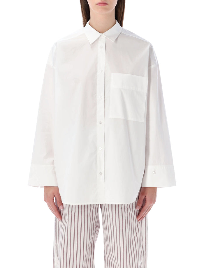 By Malene Birger Derris oversized shirt White Cotton Organic