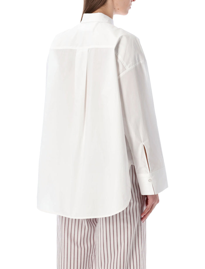 By Malene Birger Derris oversized shirt White Cotton Organic