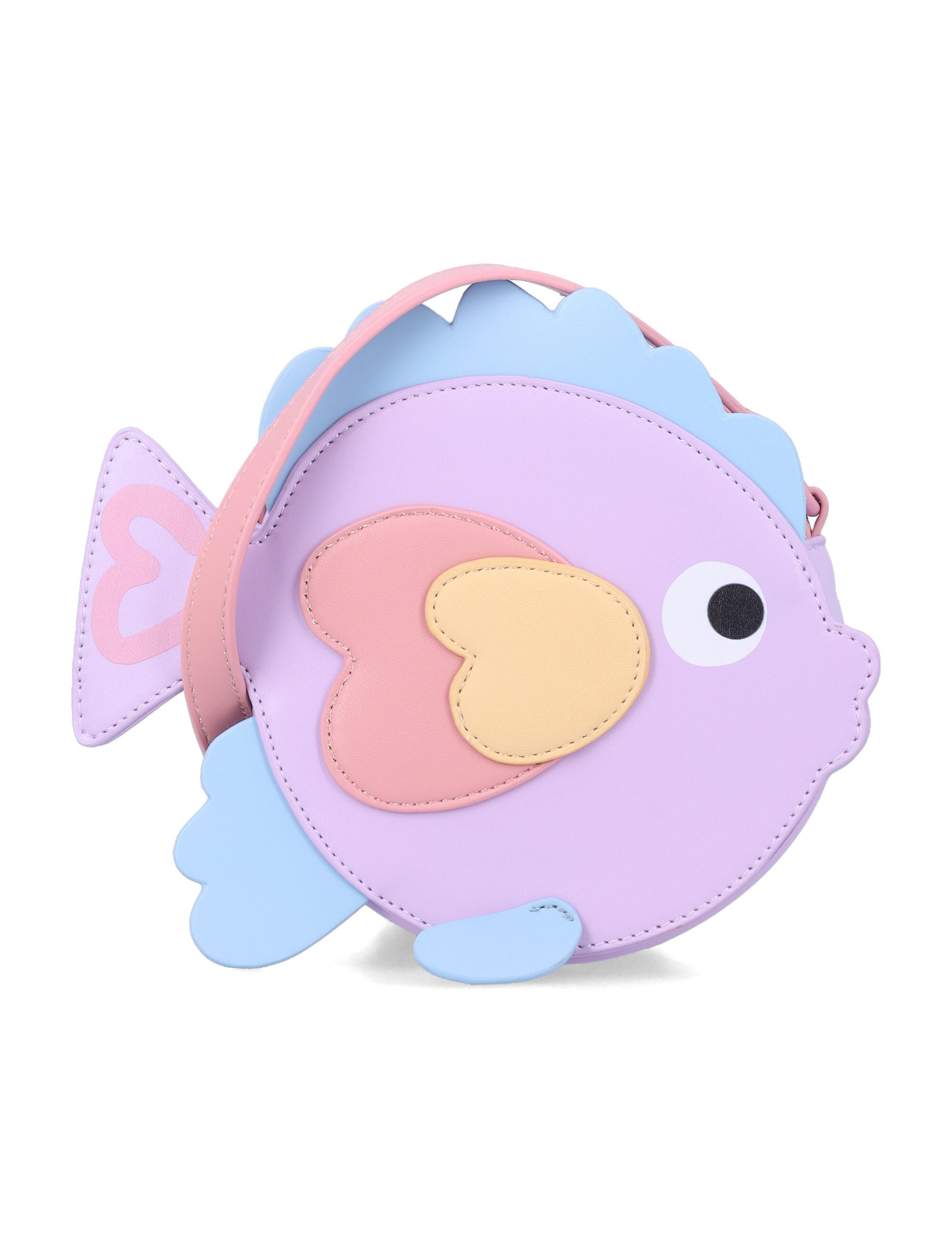 Stella McCartney Kids fish-shaped crossbody bag Purple Polyurethane Shoulder