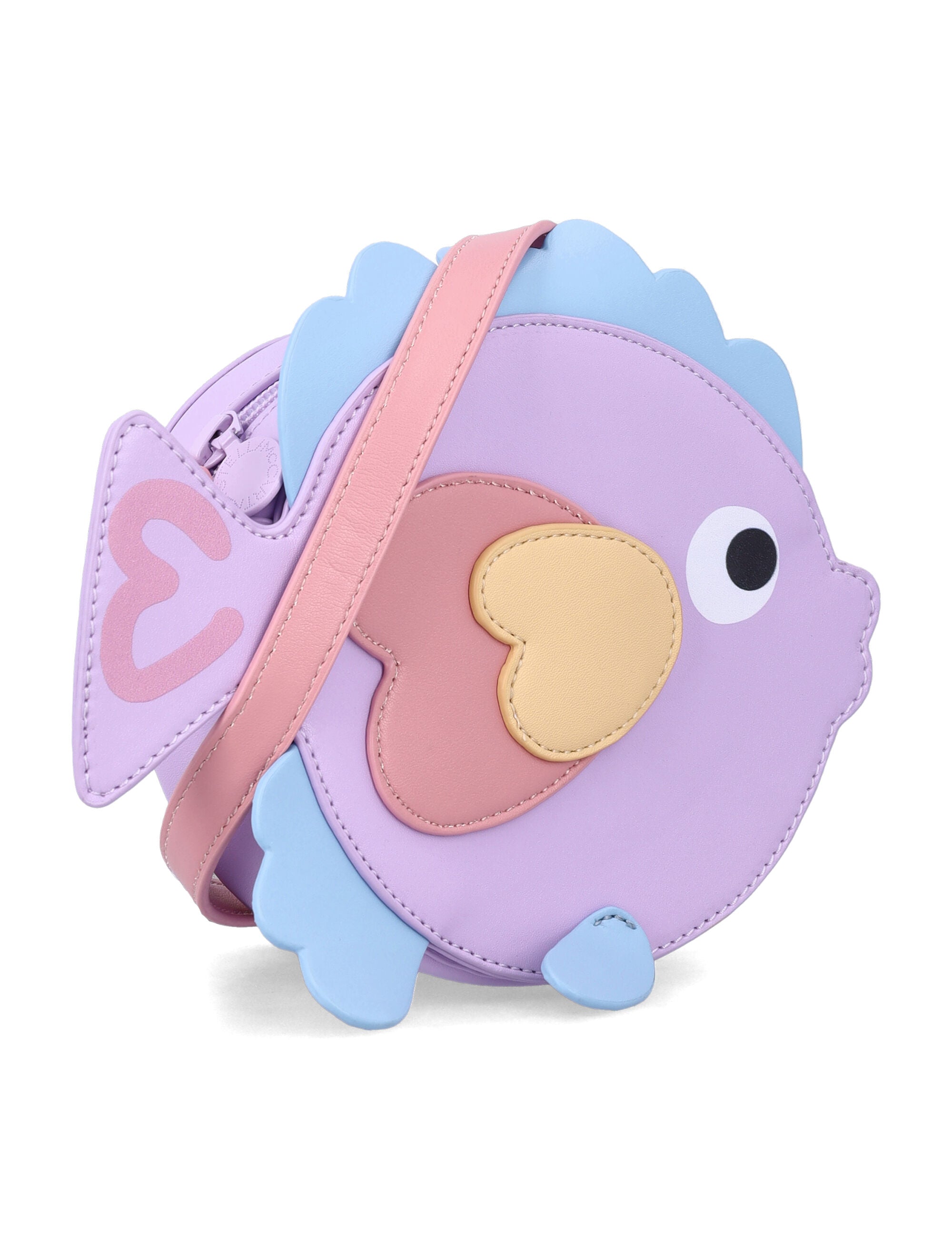 Stella McCartney Kids fish-shaped crossbody bag Purple Polyurethane Shoulder