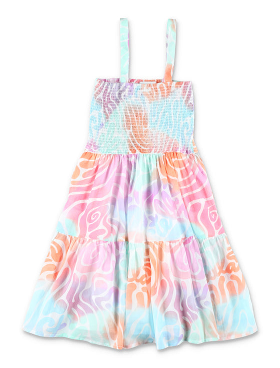 Stella Mccartney Kids Printed Cotton Sundress For Girls Dress