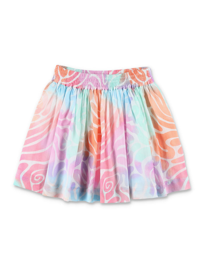 Stella McCartney Kids printed mini skirt for girls Multi Cotton