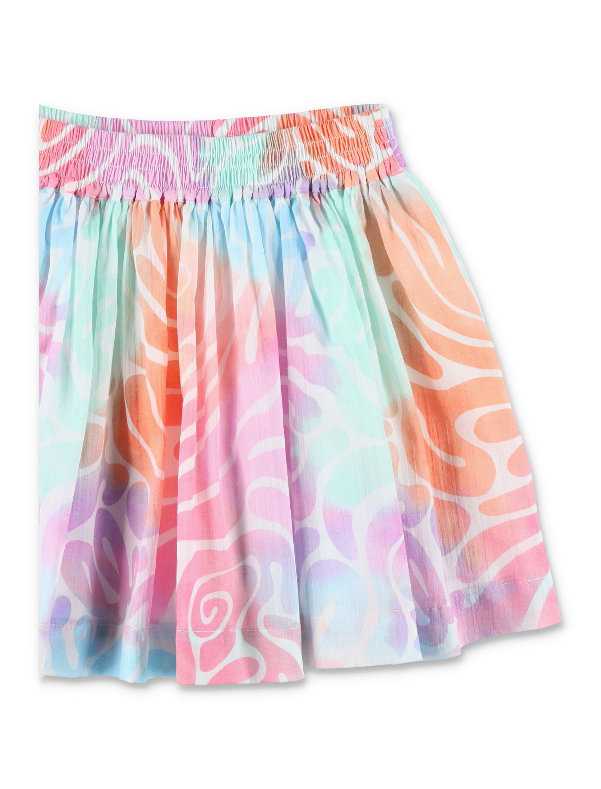 Stella McCartney Kids printed mini skirt for girls Multi Cotton