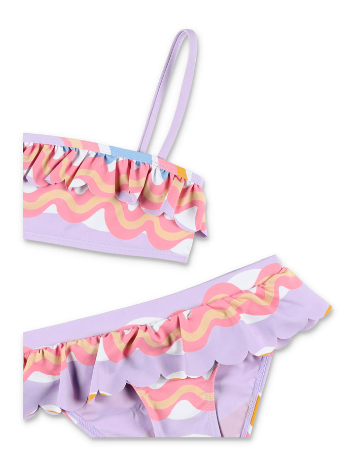 Stella McCartney Kids frill bikini for girls Multi Polyamide