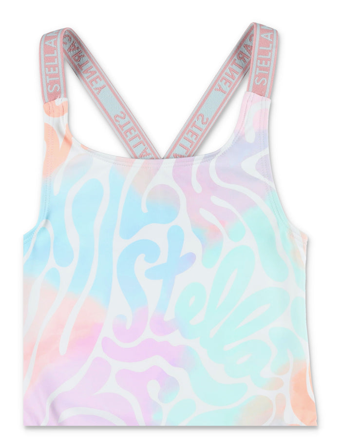 Stella McCartney Kids printed swimsuit for girls Multi Polyamide Swimwear