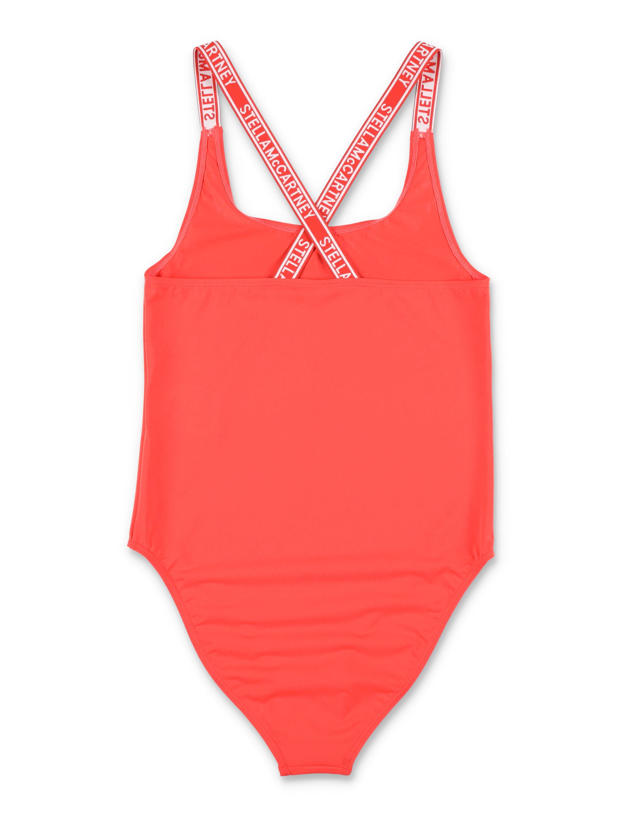 Stella McCartney logo one-piece swimsuit Red Polyamide Swimwear