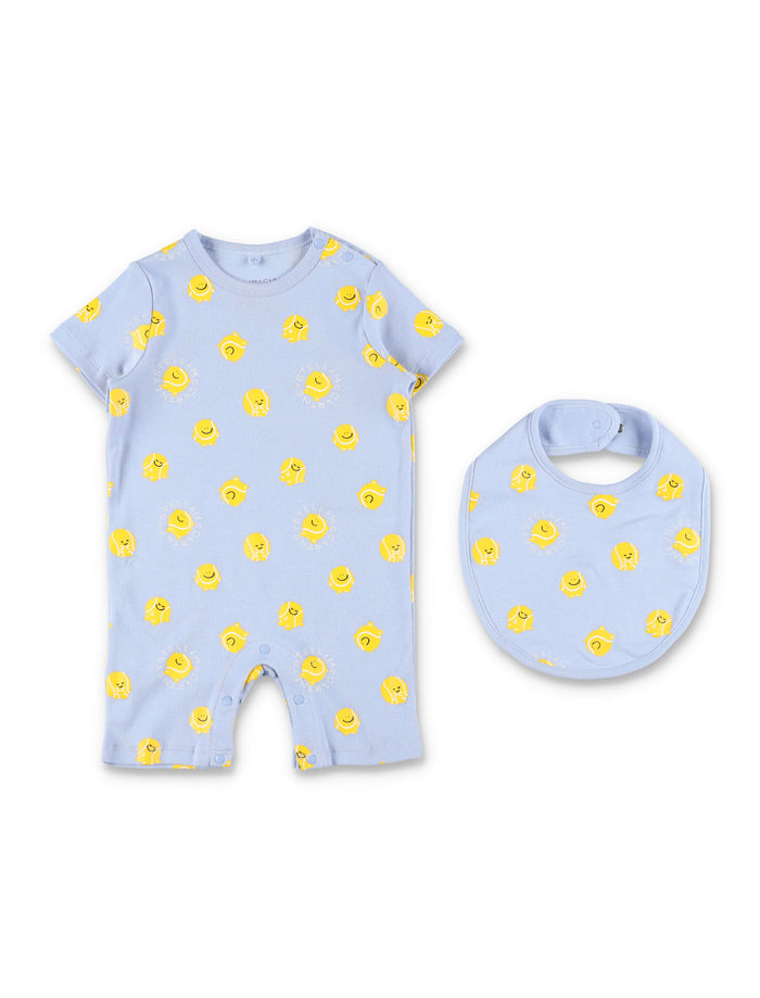 Stella McCartney Kids tennis print set for newborn Celeste Cotton