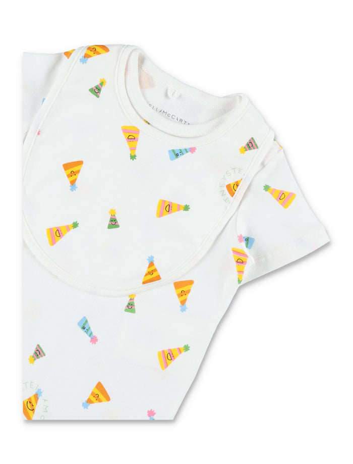 Stella Mccartney Kids Party Hat Gift Set White Cotton