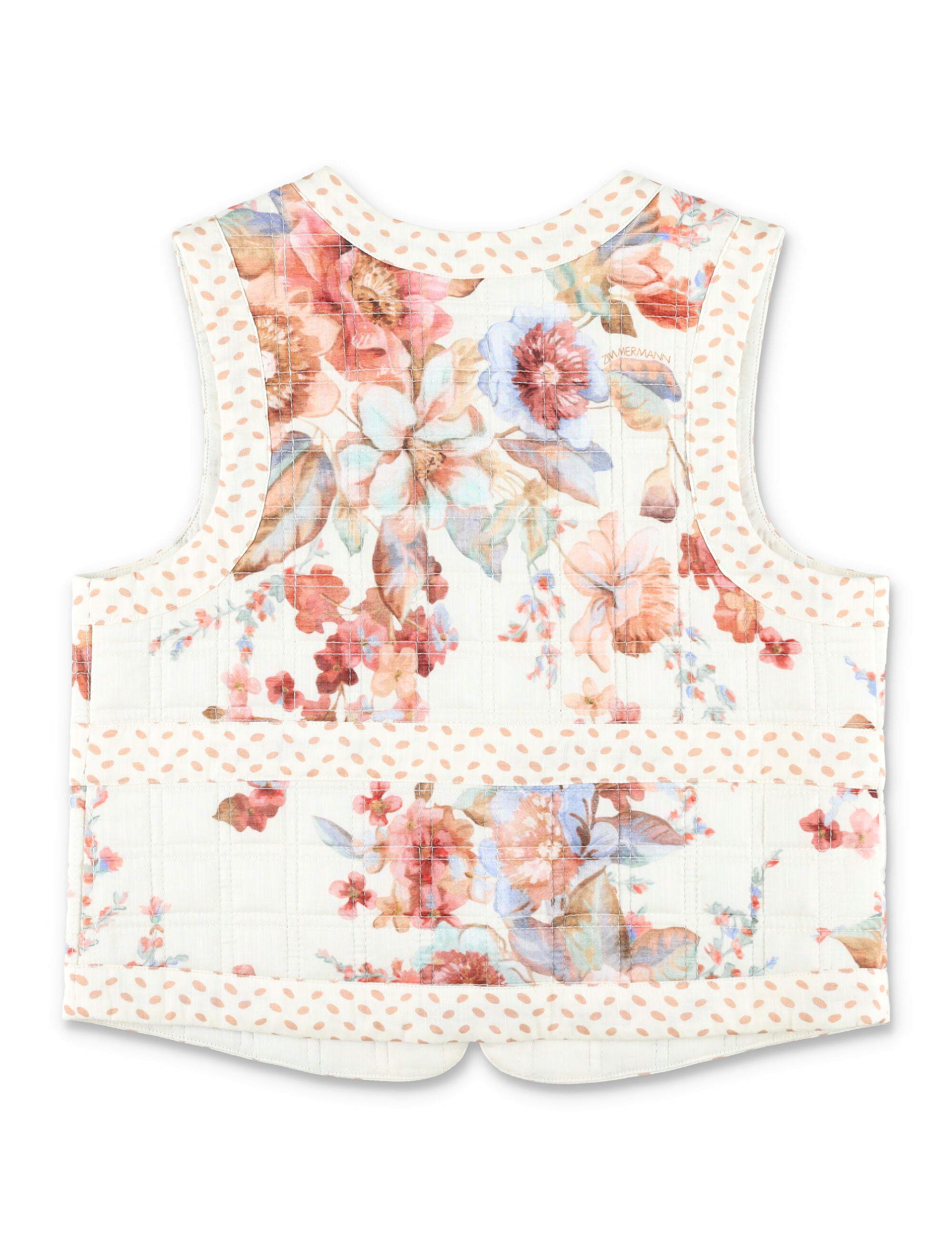 Zimmermann Awaken Kids Quilted Vest Spliced Cotton