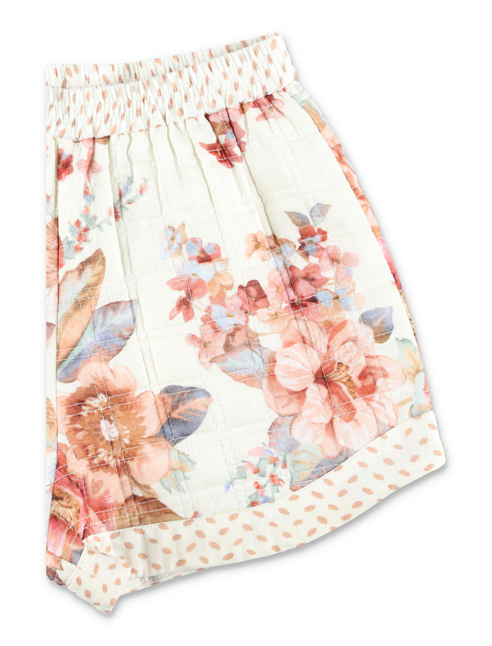 Zimmermann Awaken kids quilted shorts Spliced Cotton