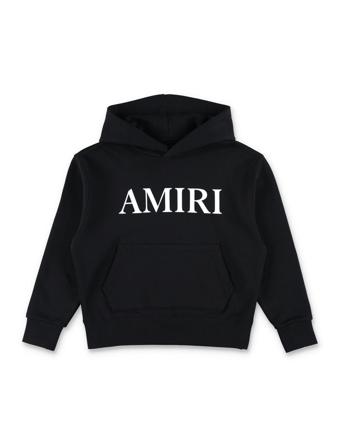 AMIRI Kid logo hoodie Black Cotton Sweatshirt