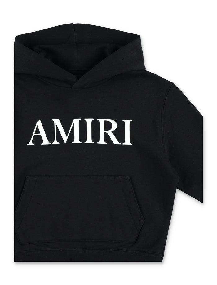 AMIRI Kid logo hoodie Black Cotton Sweatshirt