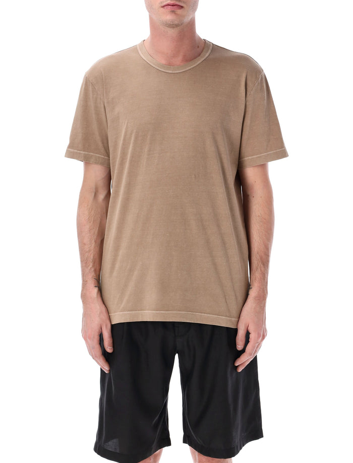 James Perse Soft Cotton Crew Tee Coffee Tshirt