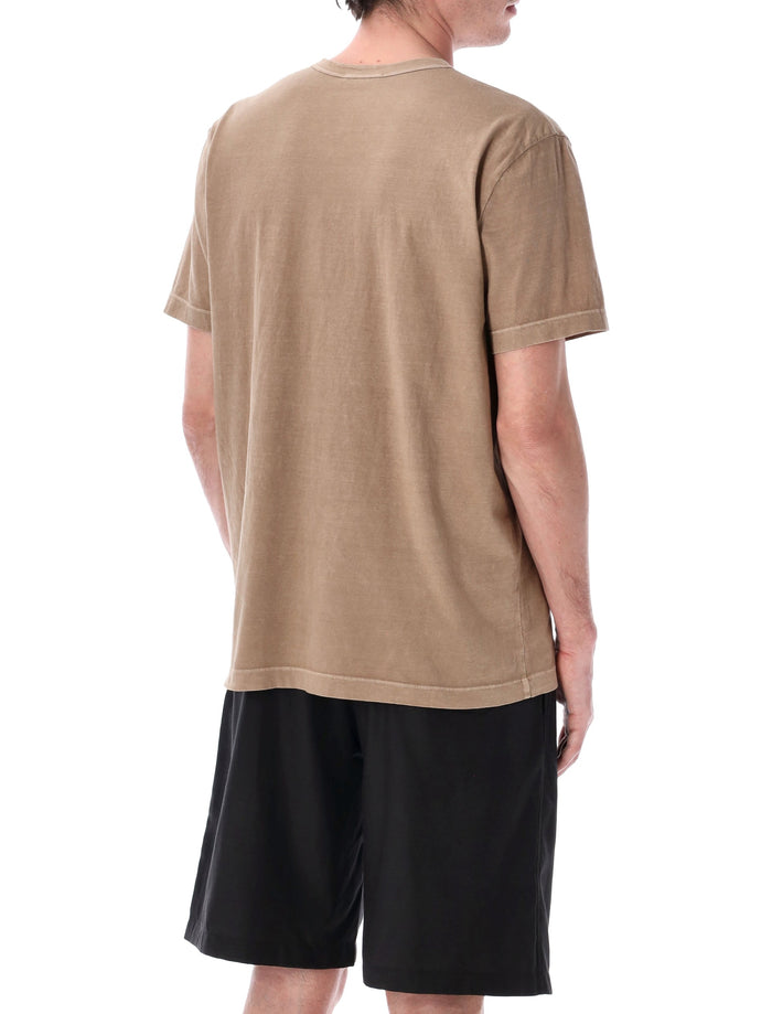 James Perse soft cotton crew tee Coffee Tshirt