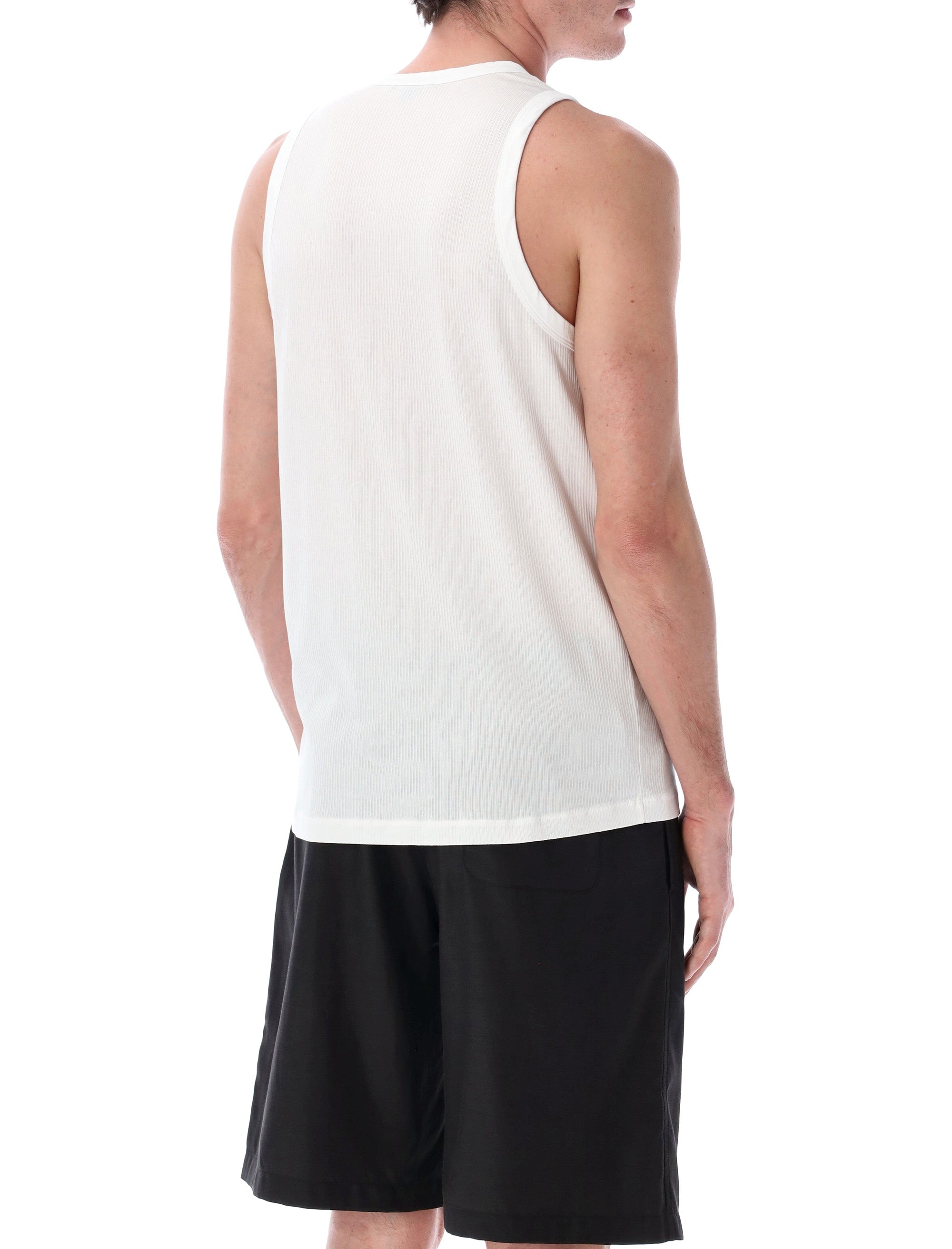 James Perse Ribbed Cotton Tank White Supima Top