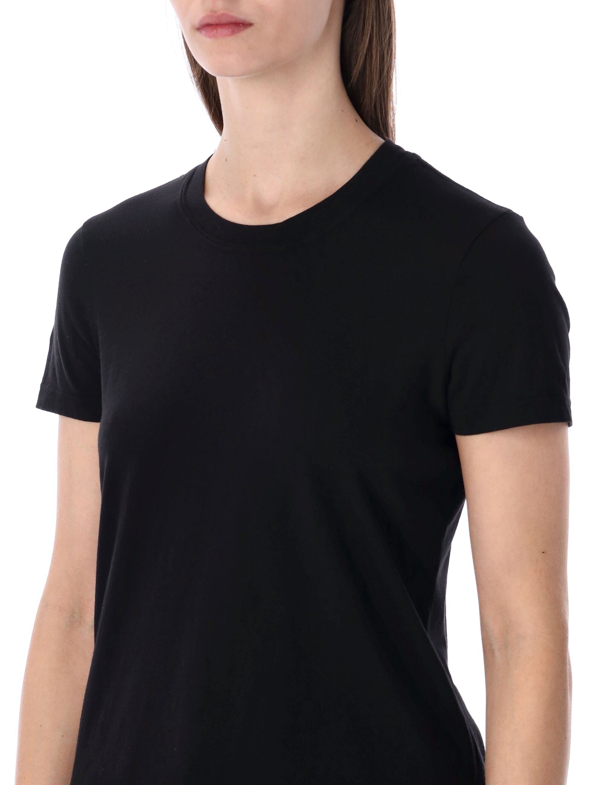 James Perse Vintage Little Boy cotton Tee Black Combed T-shirt