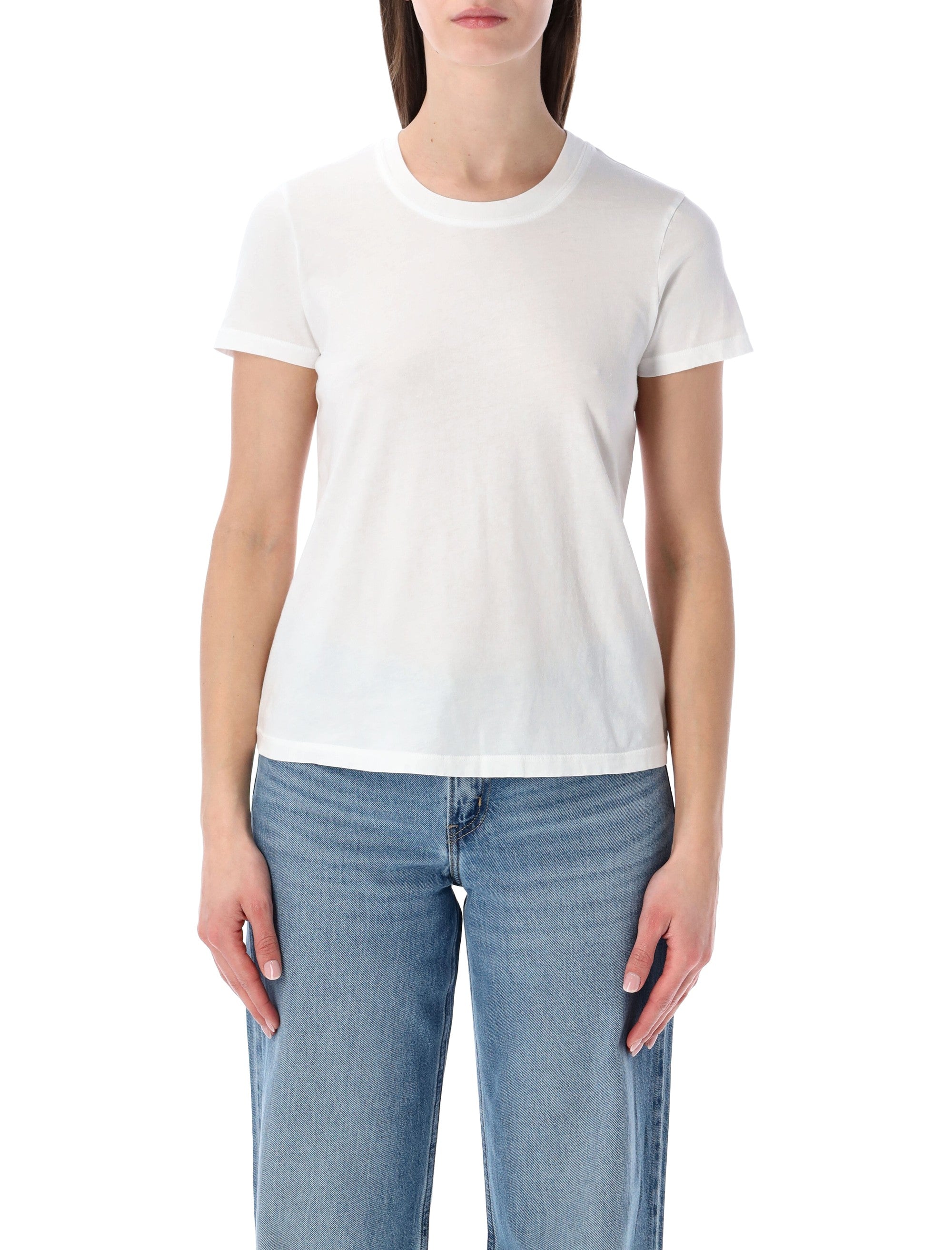 James Perse Vintage Little Boy cotton Tee White Combed T-shirt