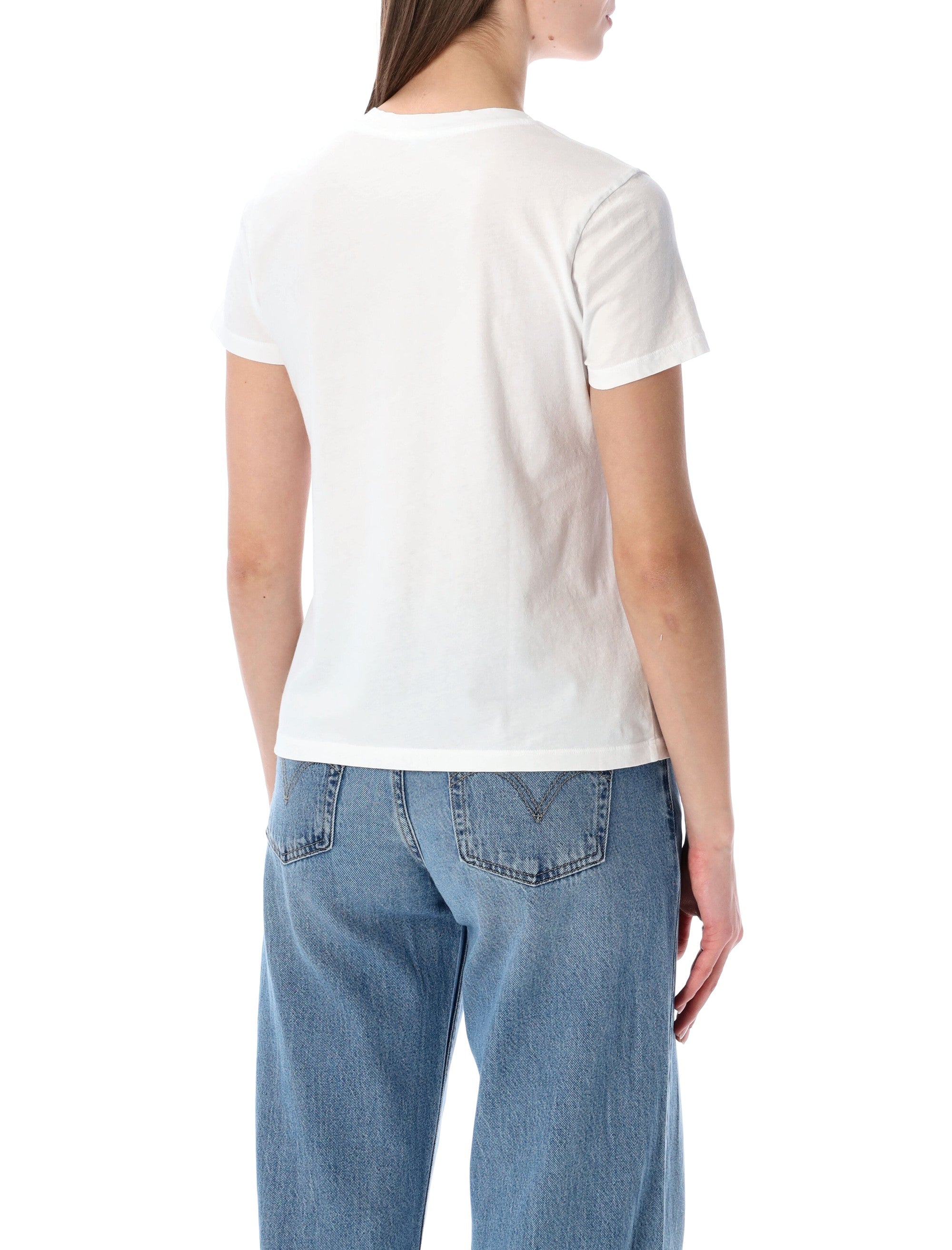 James Perse Vintage Little Boy cotton Tee White Combed T-shirt