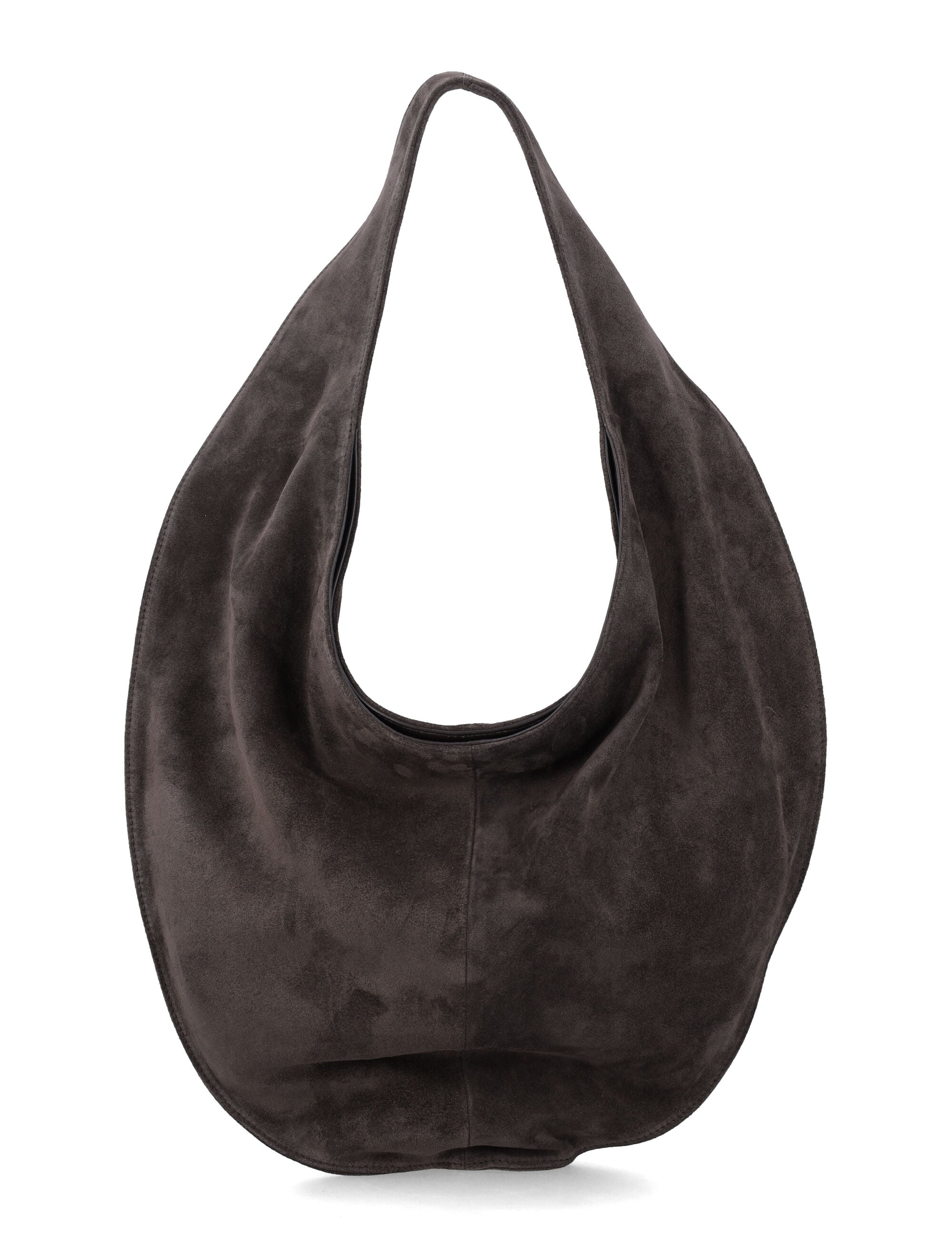 Maeden suede leather cocoa Market tote Calf