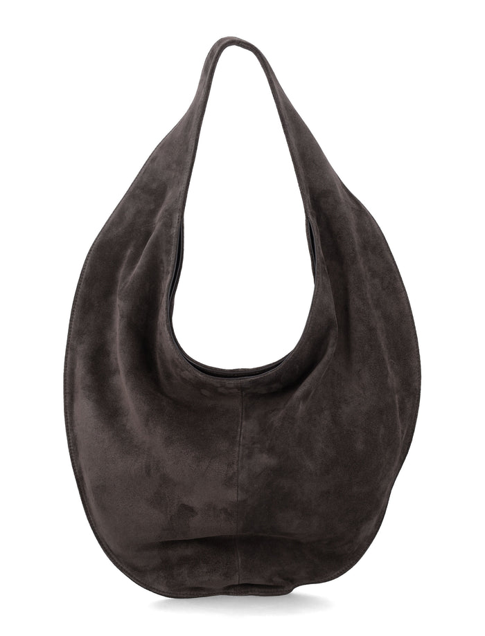Maeden suede leather cocoa Market tote Calf