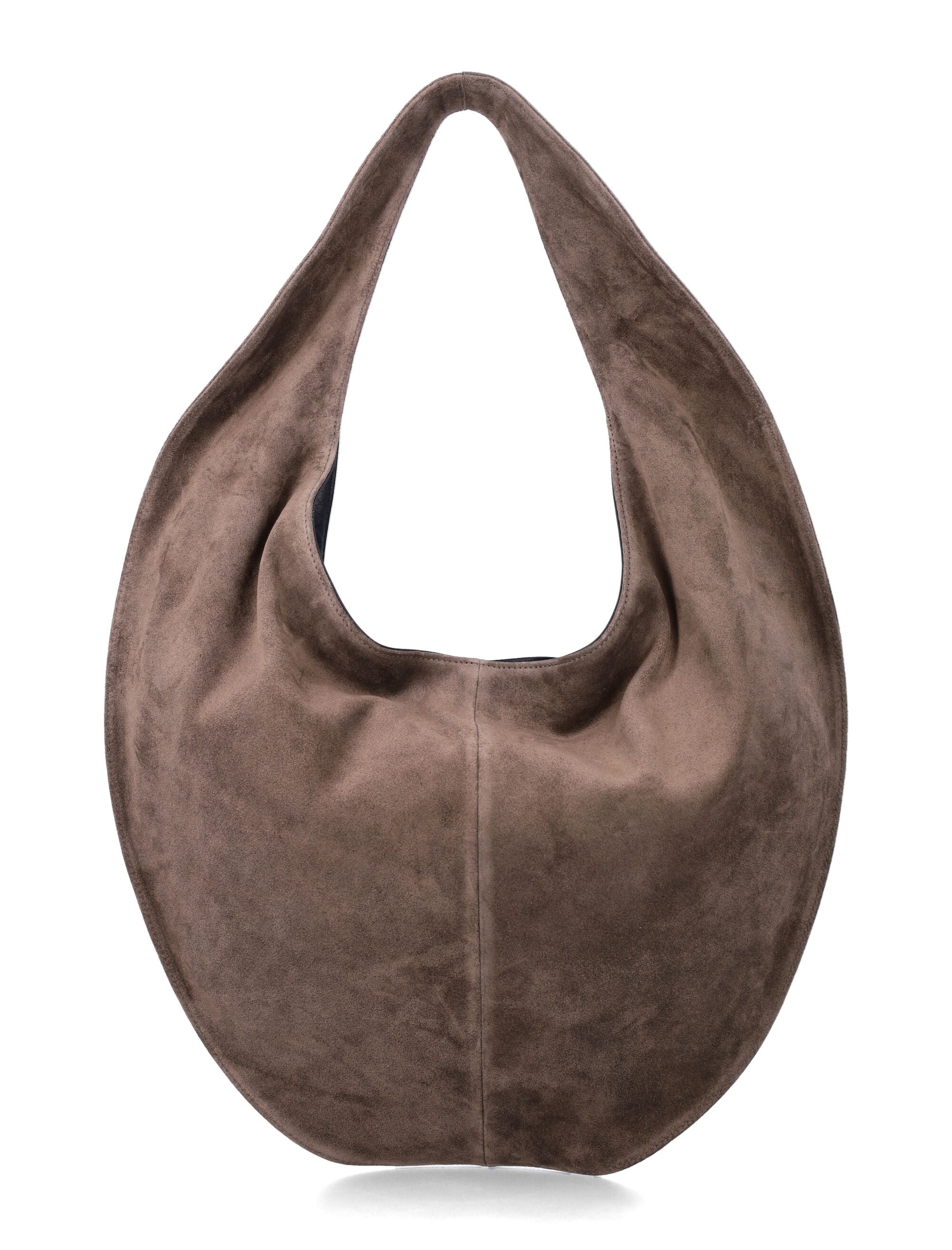 Maeden Market mute suede tote Grey Leather