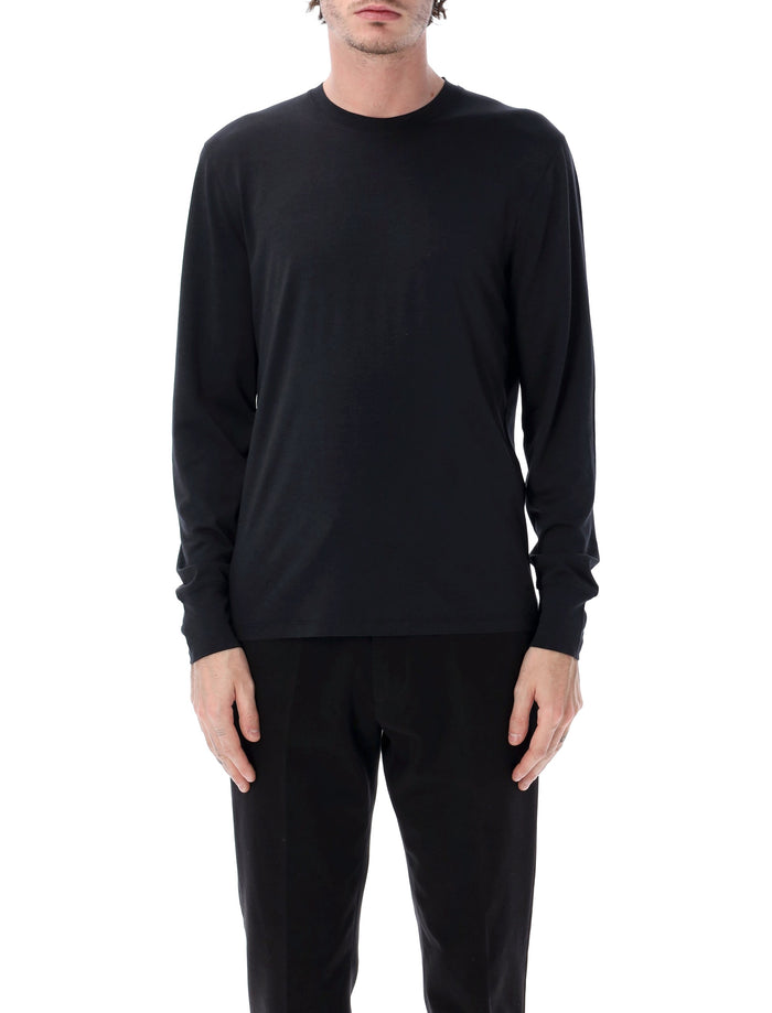 Tom Ford long sleeve t-shirt Black Lyocell