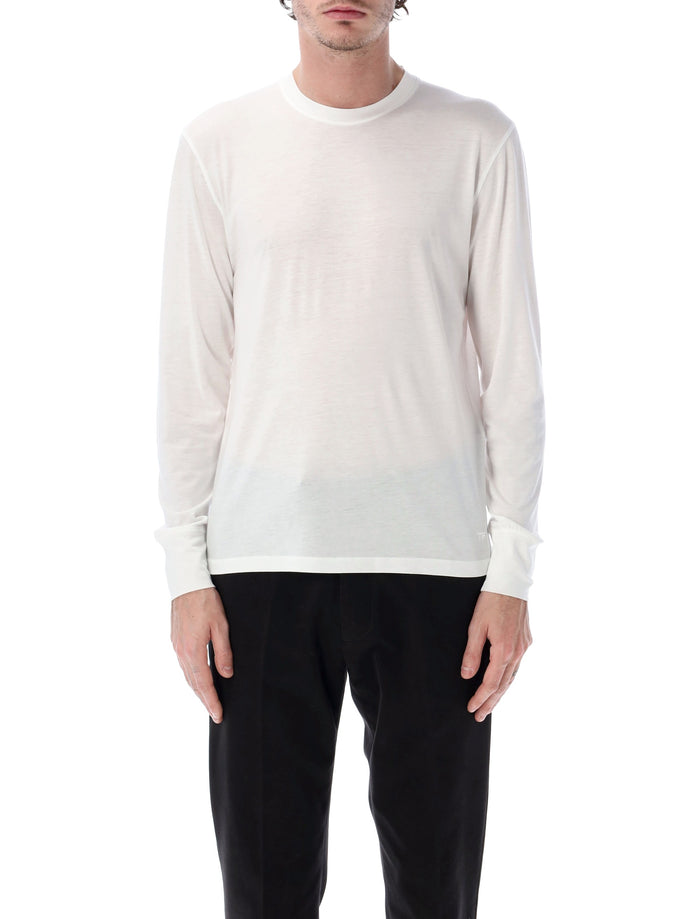 Tom Ford long sleeve t-shirt White Lyocell