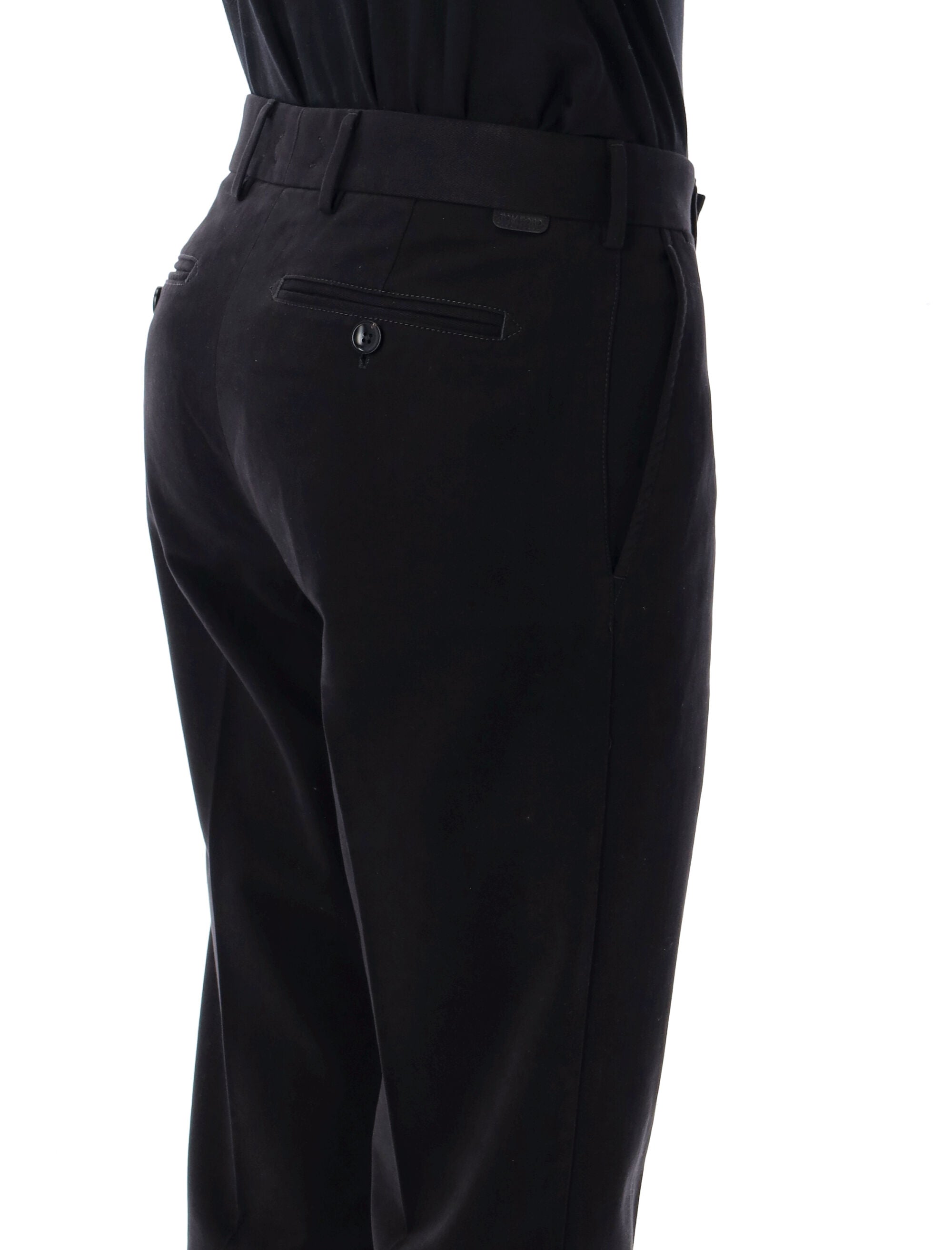 Tom Ford cotton Chino pants Black