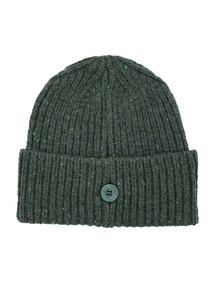 Carhartt Wip Anglistic Wool And Cotton Beanie Speckled Sycamore Tree Hat