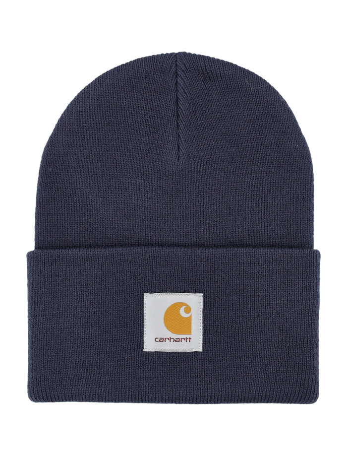 Carhartt WIP Logo Patch Beanie Air Force Blue Acrylic Hat